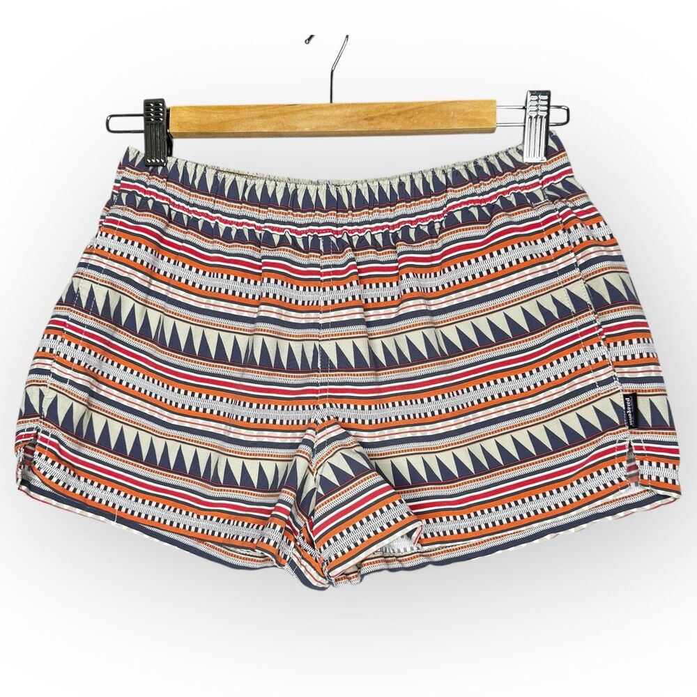 Patagonia Women's Barely Baggies Shorts Size S Multicolor Aztec Gorpcore Outdoor - Picture 1 of 7